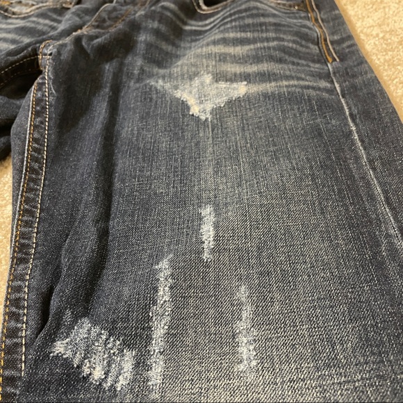 BKE Buckle Carter “distressed” button fly Denim Jeans - Picture 5 of 8